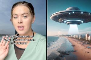 La tiktoker Charissa Enget viajó a Tampico para la boda y se hizo viral por su video en Playa Miramar