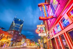 Lower Broadway Honky Tonks Nashville, Tennessee