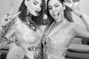 Belinda y Danna en los Spotify Awards