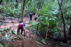 Migrantes en la selva de Darién