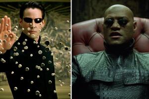 Keanu Reeves y Laurence Fishburne protagonizaron 'Matrix' en 1999.