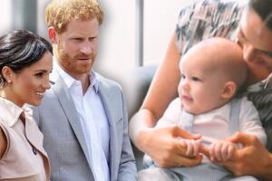Meghan Markle, príncipe Harry y Archie Harrison 