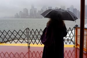Storm System From Southern States Bring Heavy Rains To New York City