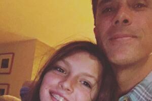 Sergio Mayer y su hija Antonia