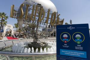 El accidente en Universal Studios Hollywood ocurrió el sábado en la noche