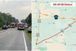 La Patrulla de Caminos de Florida está en el lugar, investigando. Tome una ruta alternativa esta mañana y manténgase seguro en las carreteras.
