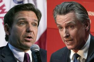 DeSantis Newsom