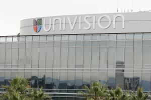 View of the Univision Building in Los An
