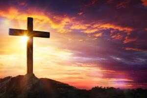 Crucifixion,Of,Jesus,Christ,-,Cross,At,Sunset