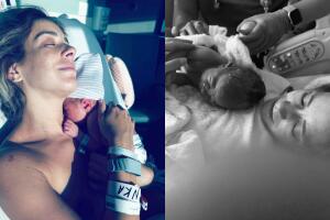 La bebé de Carmen Aub nació luego de "39 semanas y 4 días" de gestación.