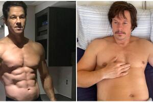 Mark Wahlberg sube de peso, 20 libras en 3 semanas                                             