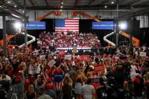 Donald Trump Holds Campaign Event In Nevada