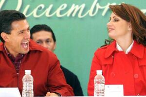Angélica Rivera y Enrique Peña Nieto