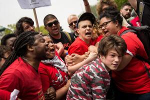 Thousands Attend May Day Protests Across The U.S.