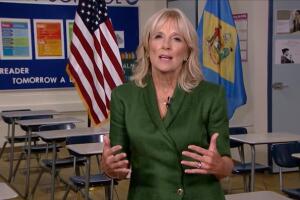 Jill Biden, esposa del candidato presidencial Joe Biden.