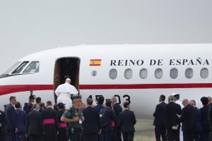 Así ha sido el accidentado fin de viaje del Papa