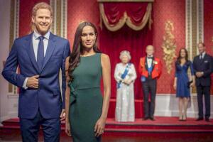 Prince Harry and Meghan Markle wax figures