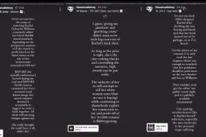Anna Sorokin le contesta a Rachel Williams vía Instagram