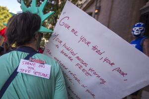Protestors Hold March In L.A. Against Separation Of Children Of Immigrants