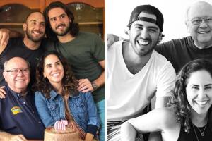 Pablo Lyle, sus hermanos y su padre
