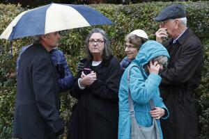 APTOPIX Shooting Synagogue