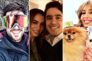 Así celebraron los famosos la llegada del 2018 (y no todos estuvieron acompañados)