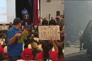 Tensión y frustración: vecinos de Boyle Heights confrontan a Lineage tras incendio