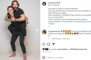 Sebastián Rulli le dedicó este emotivo mensaje a su hijo Santiago con motivo del cumpleaños 14 del chico.  
