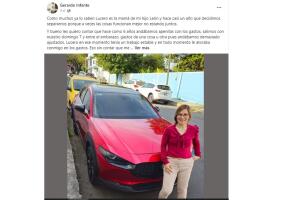 Hombre regala camioneta a su expareja e historia se vuelve viral en Facebook