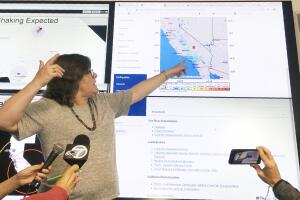 APTOPIX California Earthquake