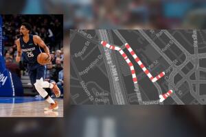 calles cerradas partido Dallas Mavs