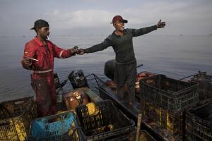 APTOPIX Venezuela Fishing In Oil