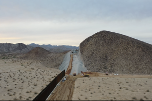 border wall contruction activity