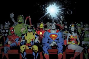 Los personajes de Marvel y DC juntos en el cine