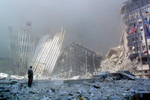 TOPSHOT-US-ATTACKS-TRADE CENTER RUBBLE