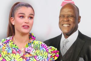 Clarissa Molina, a punto del llanto, lamenta la muerte de Johnny Ventura