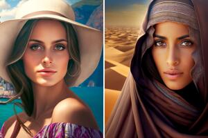 Italia (izquierda) y Arabia Saudita (derecha)