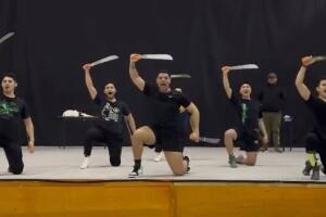 Días antes del accidente, Eduin Caz había compartido imágenes de parte de los ensayos que realizó para 'El baile de los machetes'. 