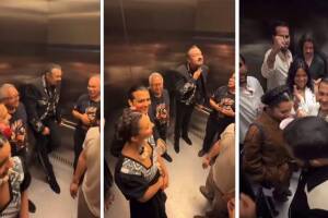 Nodal y Pepe Aguilar tras concierto en el Hollywood Bowl