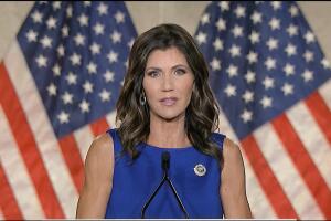 La gobernadora de Dakota del Sur Kristi Noem.