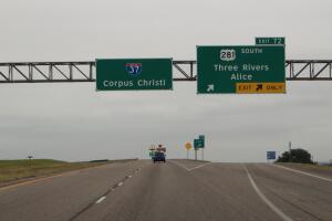 En el séptimo lugar se encuentra la I-37 de Texas, entre San Anotnio y Corpus Christi, con 0.65 muertes por milla.