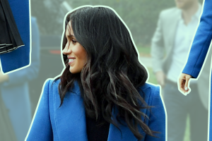 Meghan abrigo cobalto