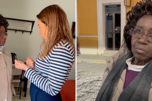 anciana perdida México Texas