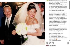 Thalía manda mensaje a Tommy Mottola en su aniversario de bodas.