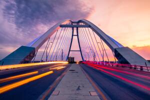 lowry bridge in minneapolis at sunset