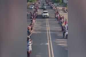 Desfile Cártel de Sinaloa en Chiapas