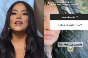 Mayeli Alonso fue clara al responder si sigue casada o no con Lupillo Rivera.