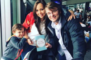 Juan Pablo Gamboa y su familia