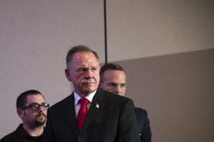 Embattled GOP Senate Candidate In Alabama Judge Roy Moore Continues Campaigning Throughout The State