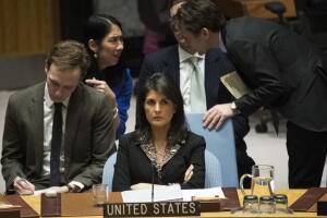 UN Security Council Meets On Jerusalem And Israeli-Palestinian Question